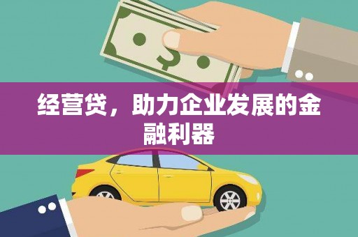 双桥经营贷，助力企业发展的金融利器