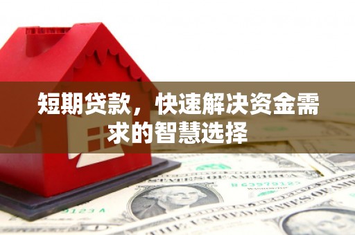 嘉禾短期贷款，快速解决资金需求的智慧选择
