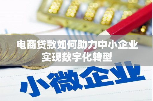 双滦电商贷款如何助力中小企业实现数字化转型