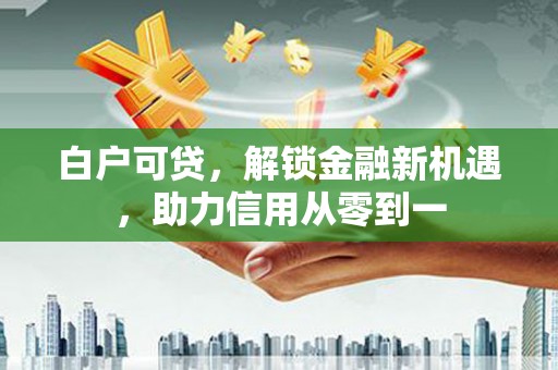 天元白户可贷，解锁金融新机遇，助力信用从零到一
