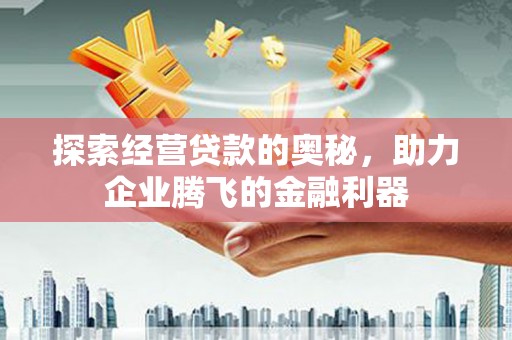 大溪探索经营贷款的奥秘，助力企业腾飞的金融利器