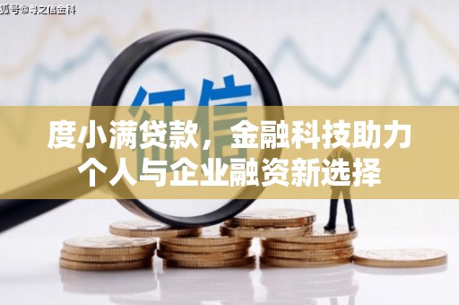 潍城度小满贷款，金融科技助力个人与企业融资新选择