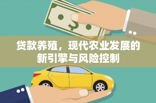 茂南贷款养殖，现代农业发展的新引擎与风险控制