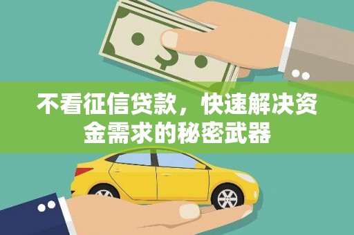 大英不看征信贷款，快速解决资金需求的秘密武器