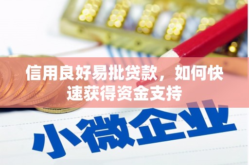 平远信用良好易批贷款，如何快速获得资金支持