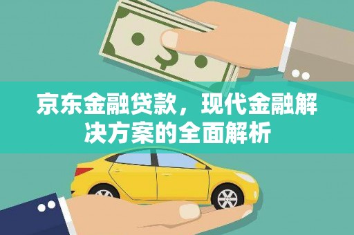 施甸京东金融贷款，现代金融解决方案的全面解析
