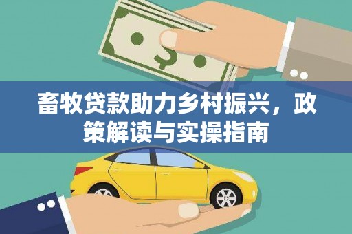 港南畜牧贷款助力乡村振兴，政策解读与实操指南